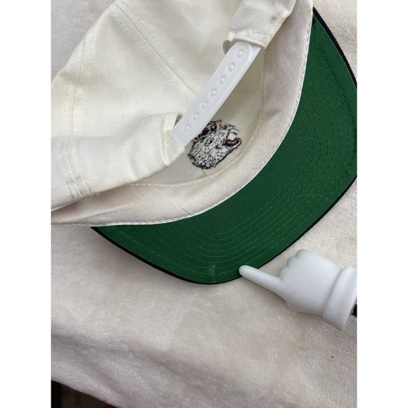 OSU Oregon State University Beavers Hat Stitched White One Size Vintage - Picture 4 of 11